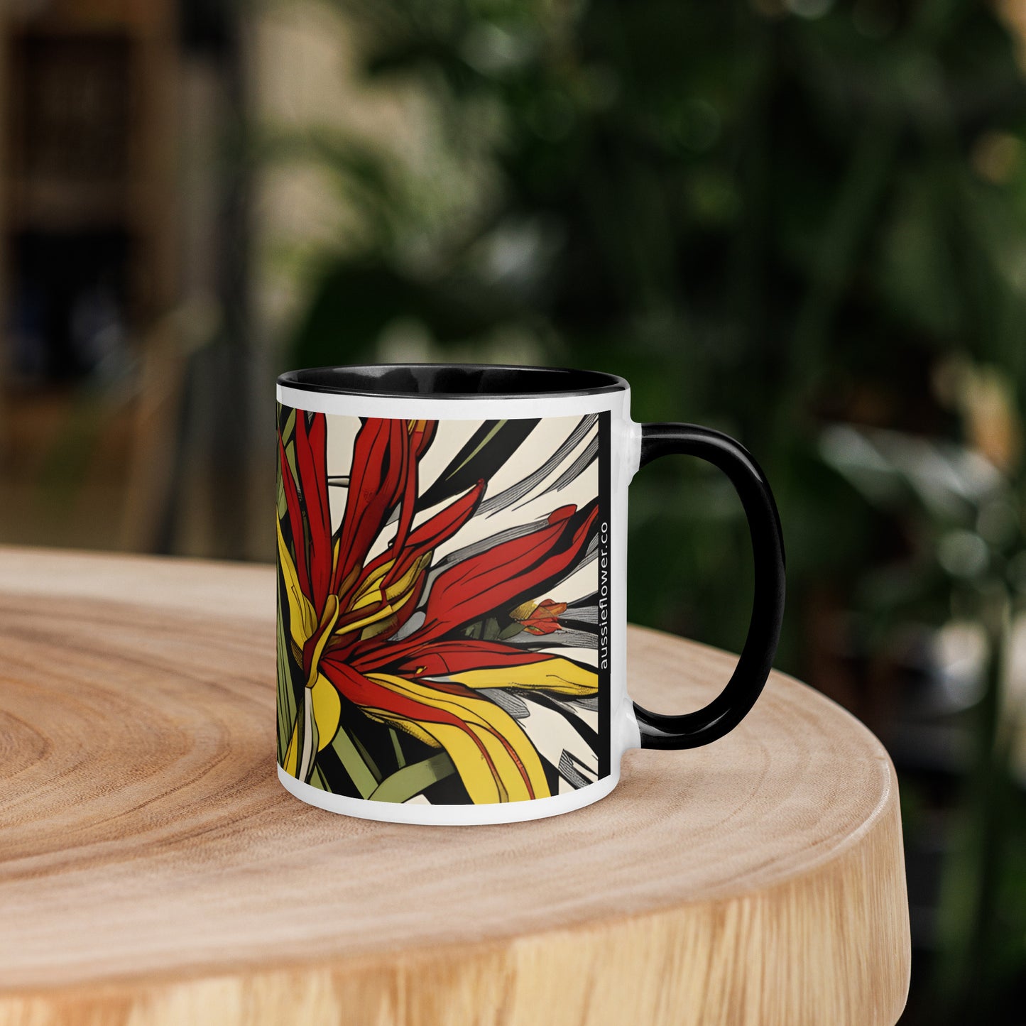 Australian Kangaroo Paw Flower Pop Art Mug